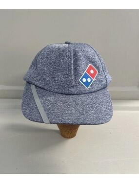Domino’s Pizza Cap Hat Grey Domino’s Gear Adjustable Employee Reflective OSFM